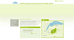 Desktop Screenshot of cc-valleeverte.fr